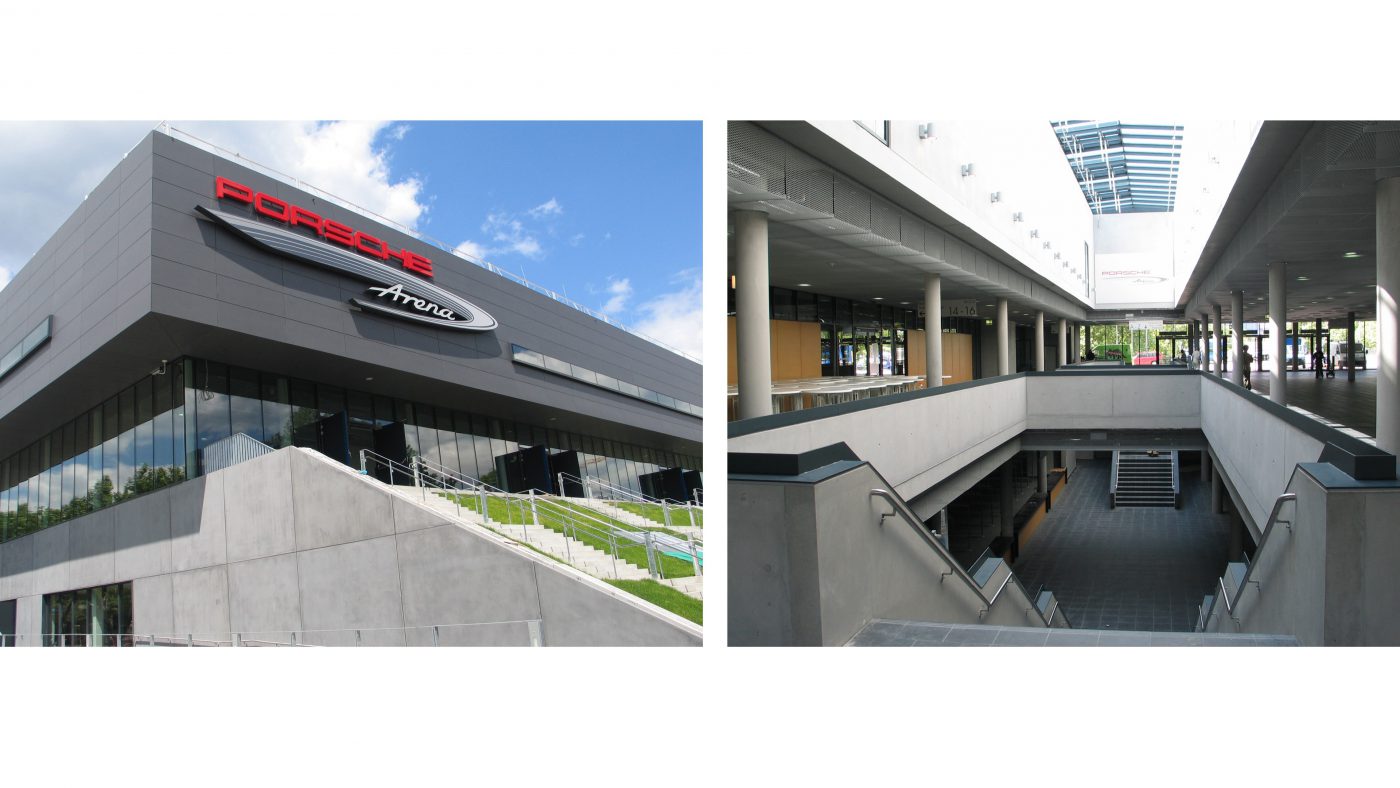 Wabe-Plan Architektur Porsche Arena Stuttgart