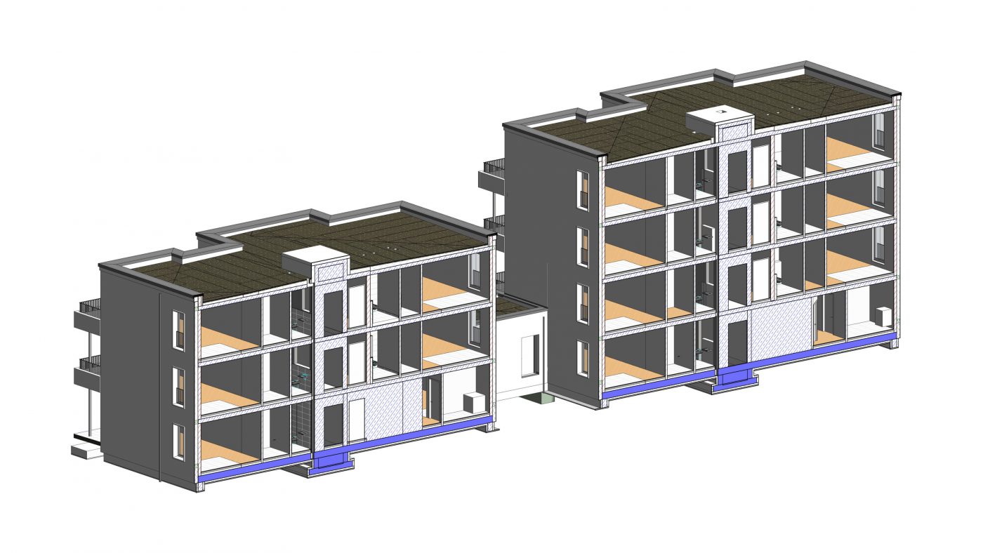 Wabe-Plan Architektur Lesum Duo Bremen 3D