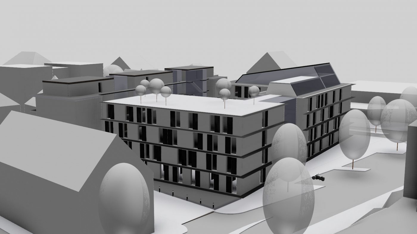 Wabe-Plan Architektur Seniorenzentrum Plochingen Revit 3D
